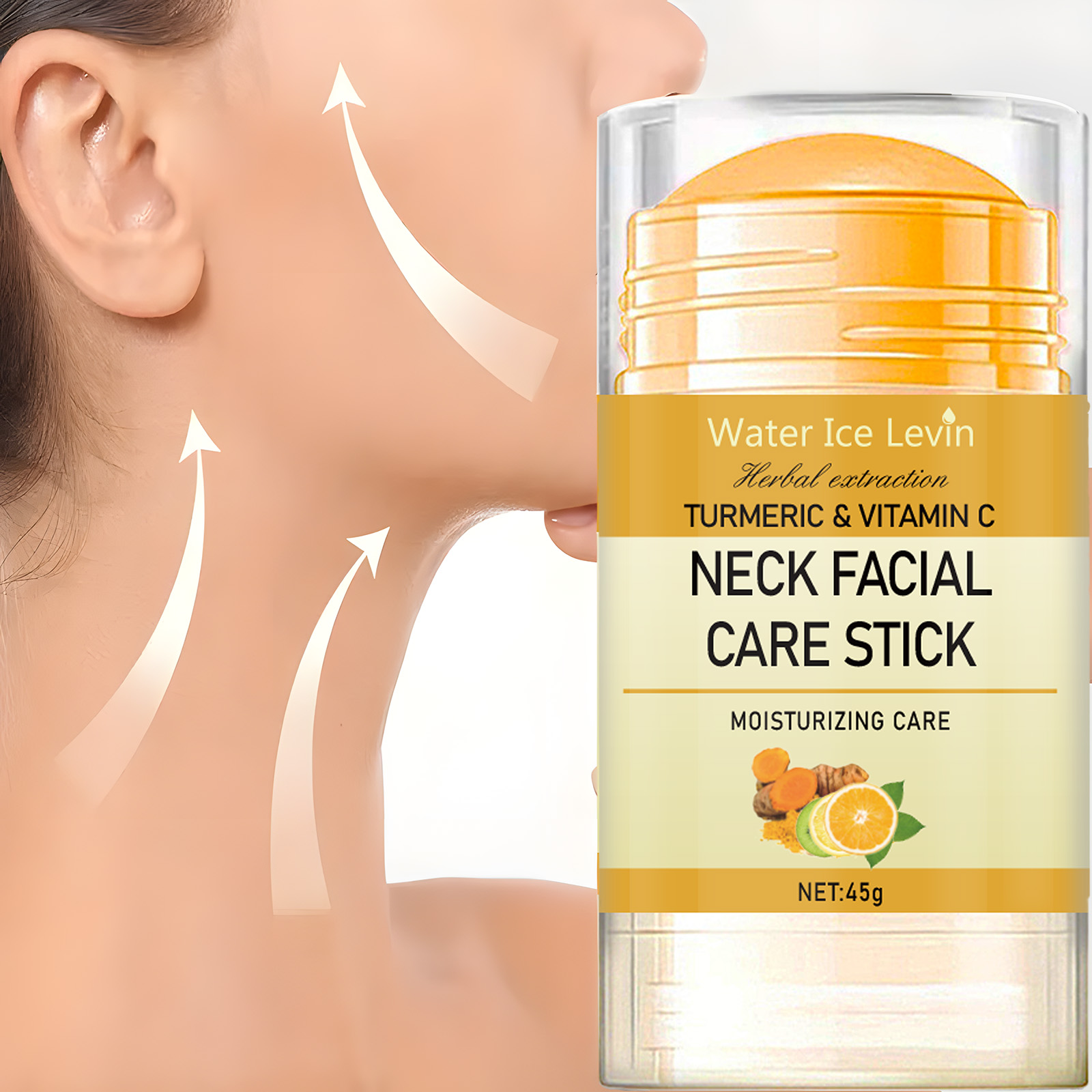 Peptide Neck Cream - Cúrcuma e vitamina c pescoço faccia