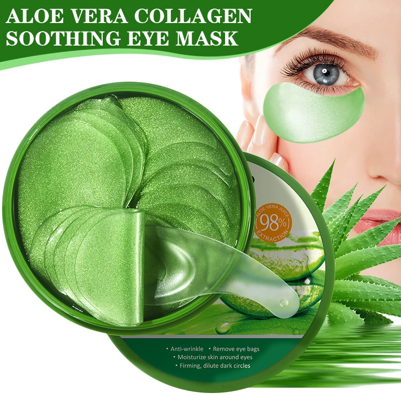 Skincare Omg - 60 pçs aloe vera colágeno máscara