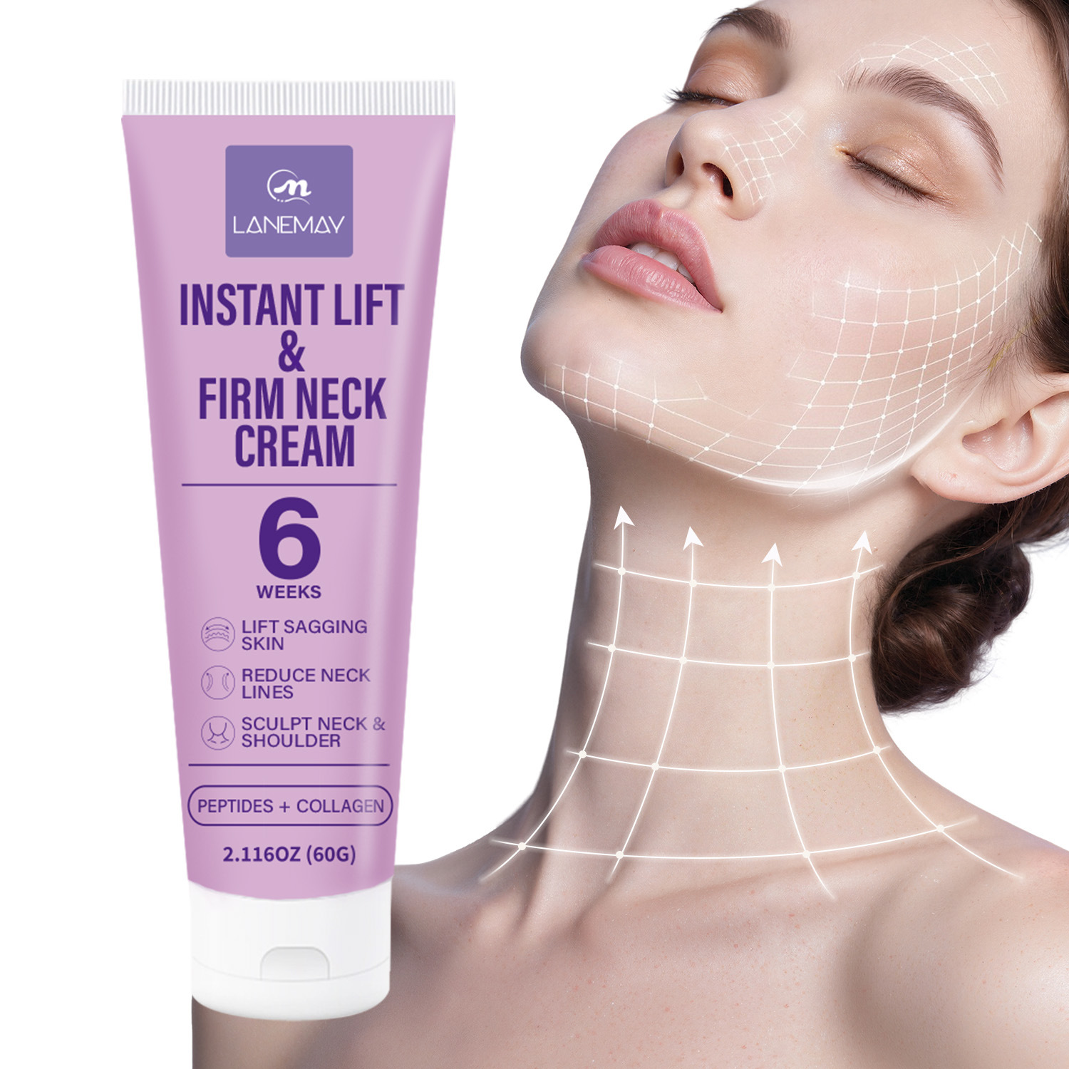 Peptide Neck Cream - Creme Firmador Instantâneo para Pescoço com
