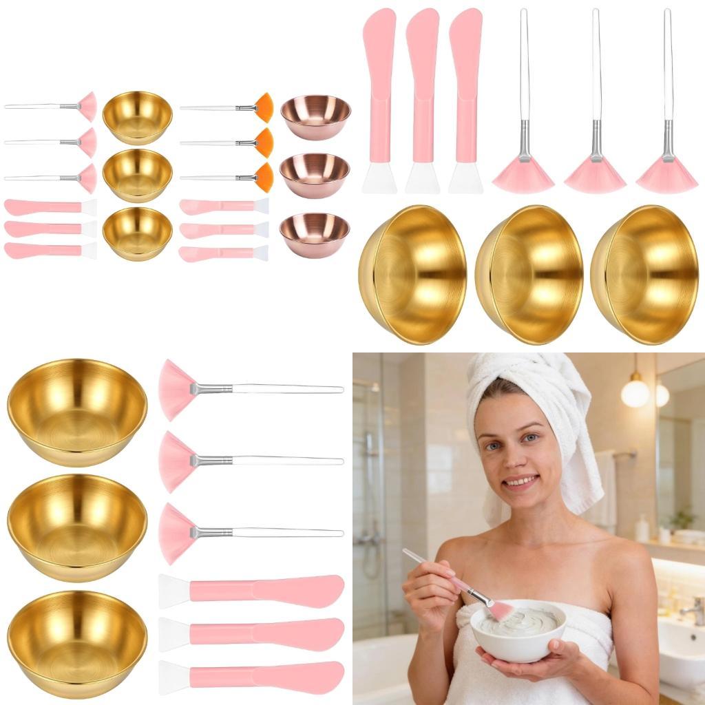 Skincare Omg - Conjunto ferramentas máscara profissional d0ab, 9