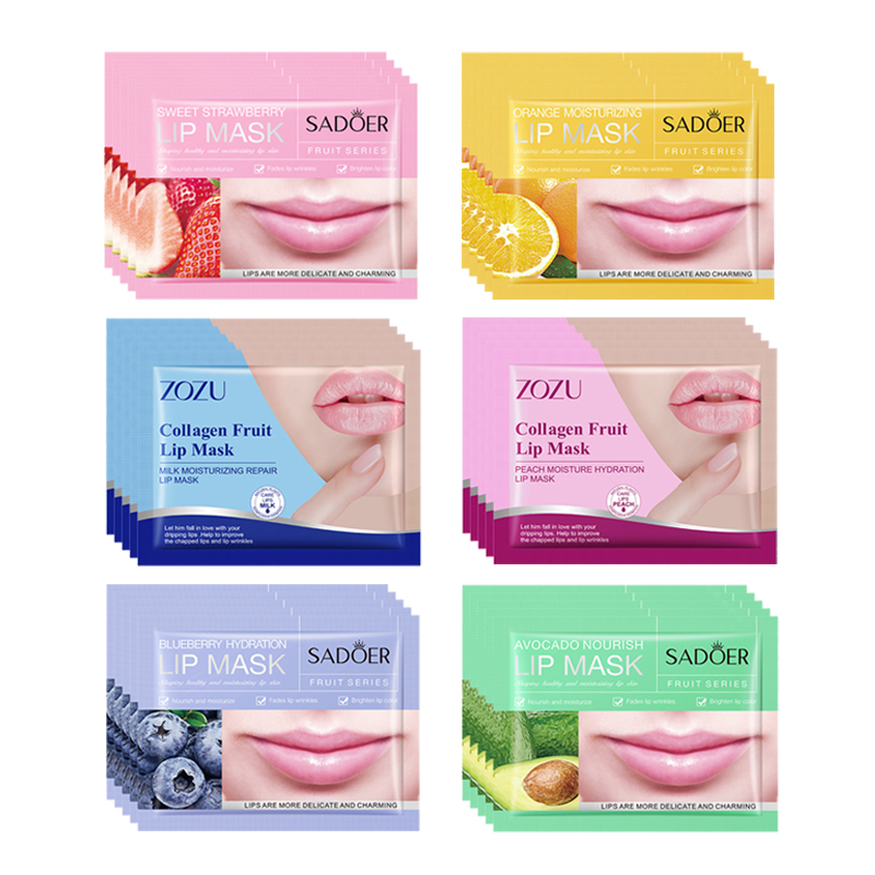 Skincare Omg - 30 pçs frutas máscara labial hidratante