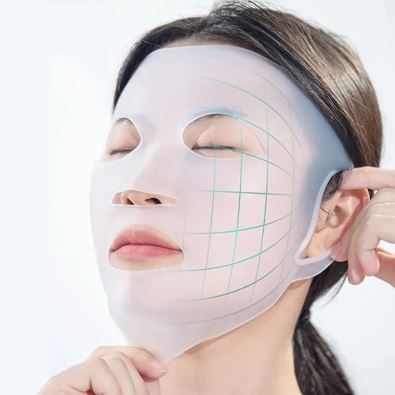 3d máscara de silicone rosto f - Skincare Indonesia avaliação e preço