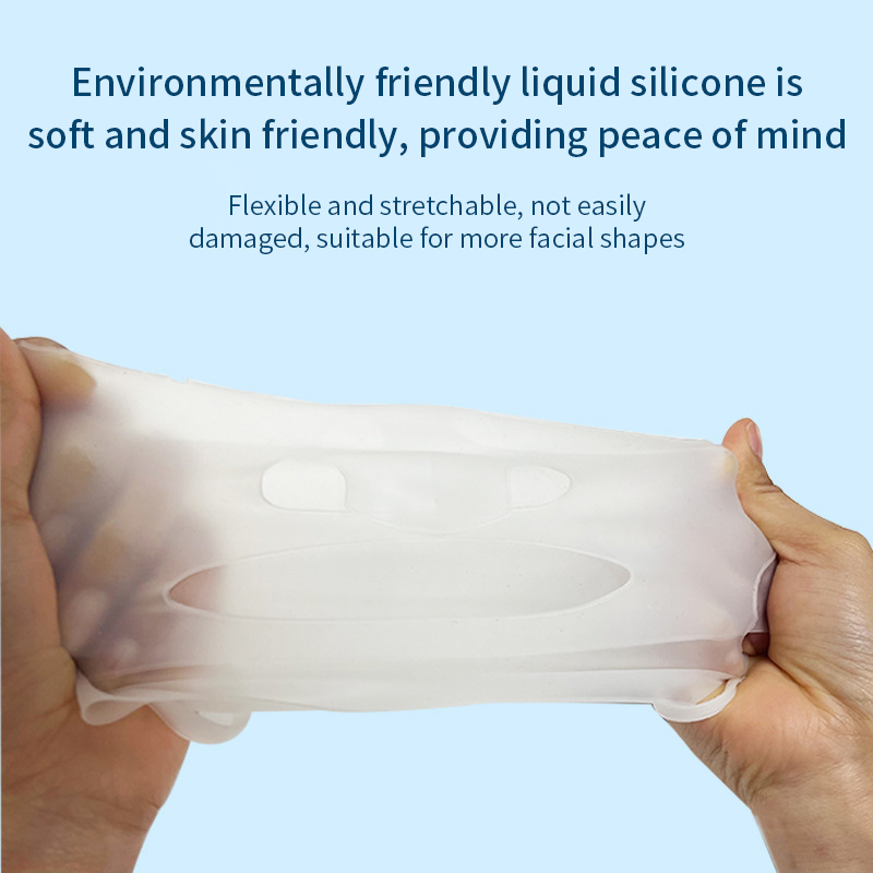 3d máscara de silicone rosto f - Skincare Indonesia avaliação e preço
