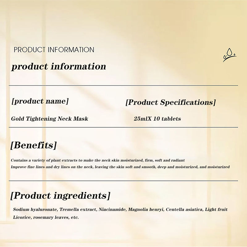 Ouro endurecimento pescoço más - Skincare Omg avaliação e preço