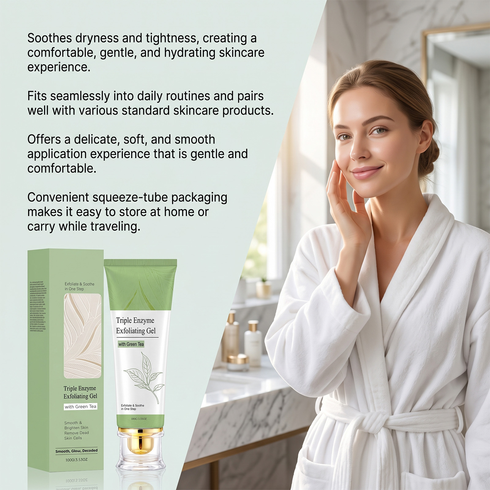 Gel Esfoliante de Chá Verde pa - Peptide Neck Cream avaliação e preço