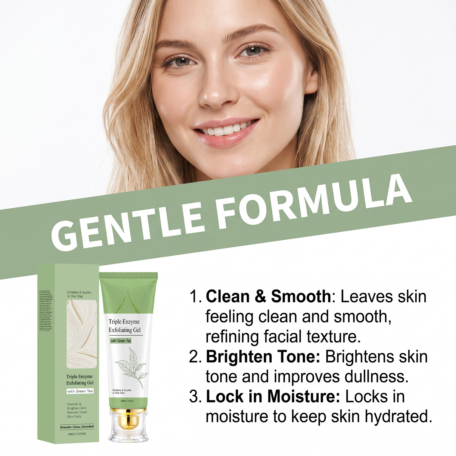 Gel Esfoliante de Chá Verde pa - Peptide Neck Cream avaliação e preço