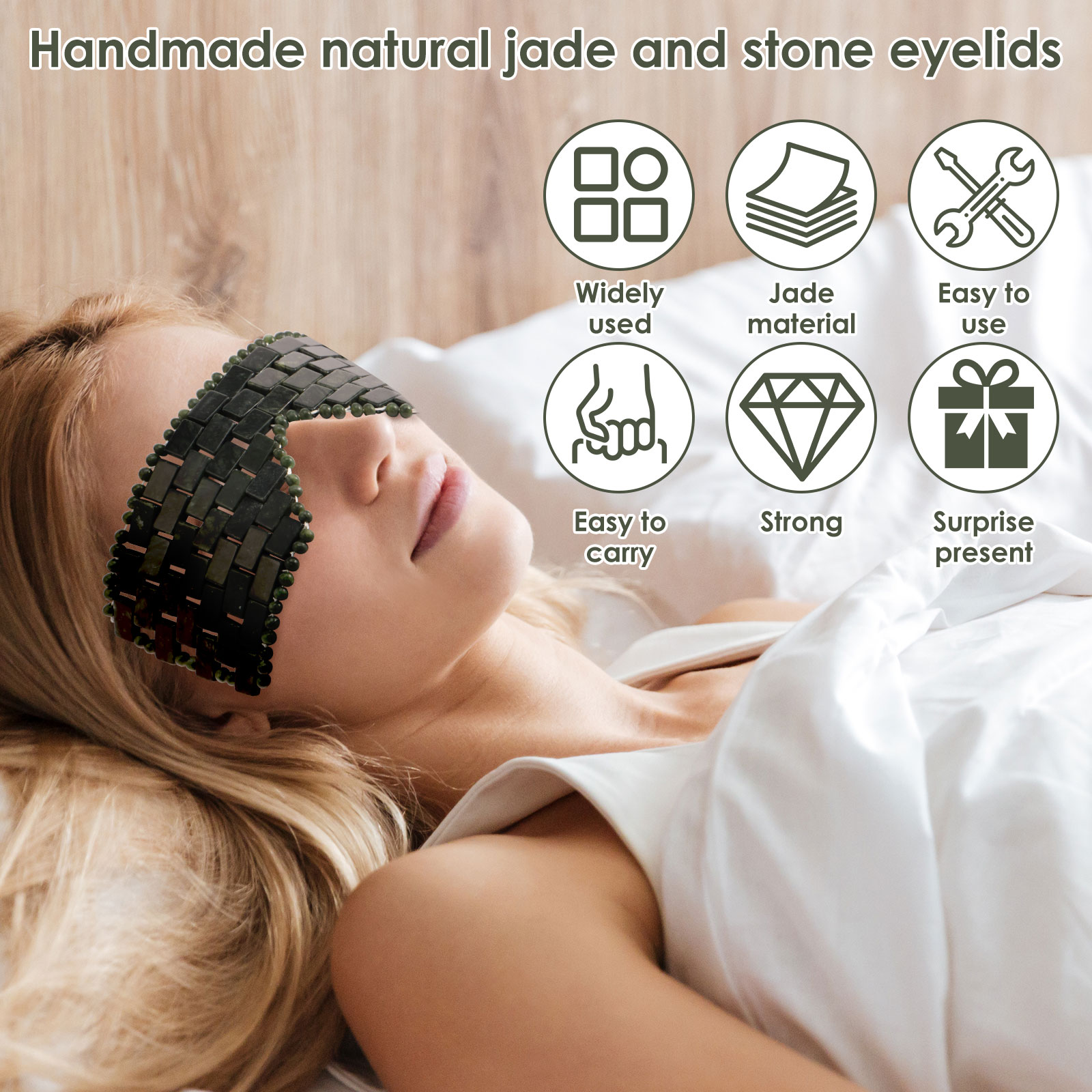 Jade máscara de olho portátil  - Skincare Indonesia avaliação e preço