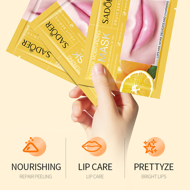 30 pçs frutas máscara labial h - Skincare Omg avaliação e preço